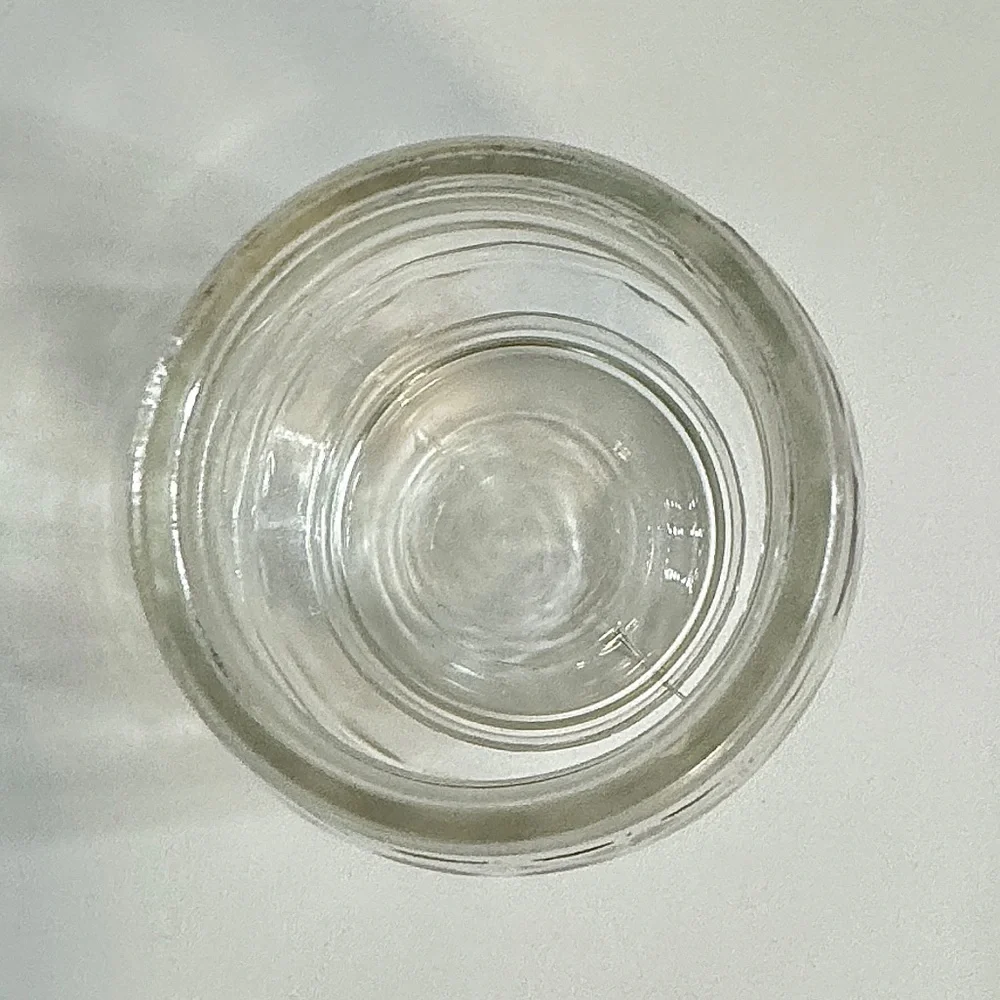 Vintage Glass Barrel Jar Coin Bank